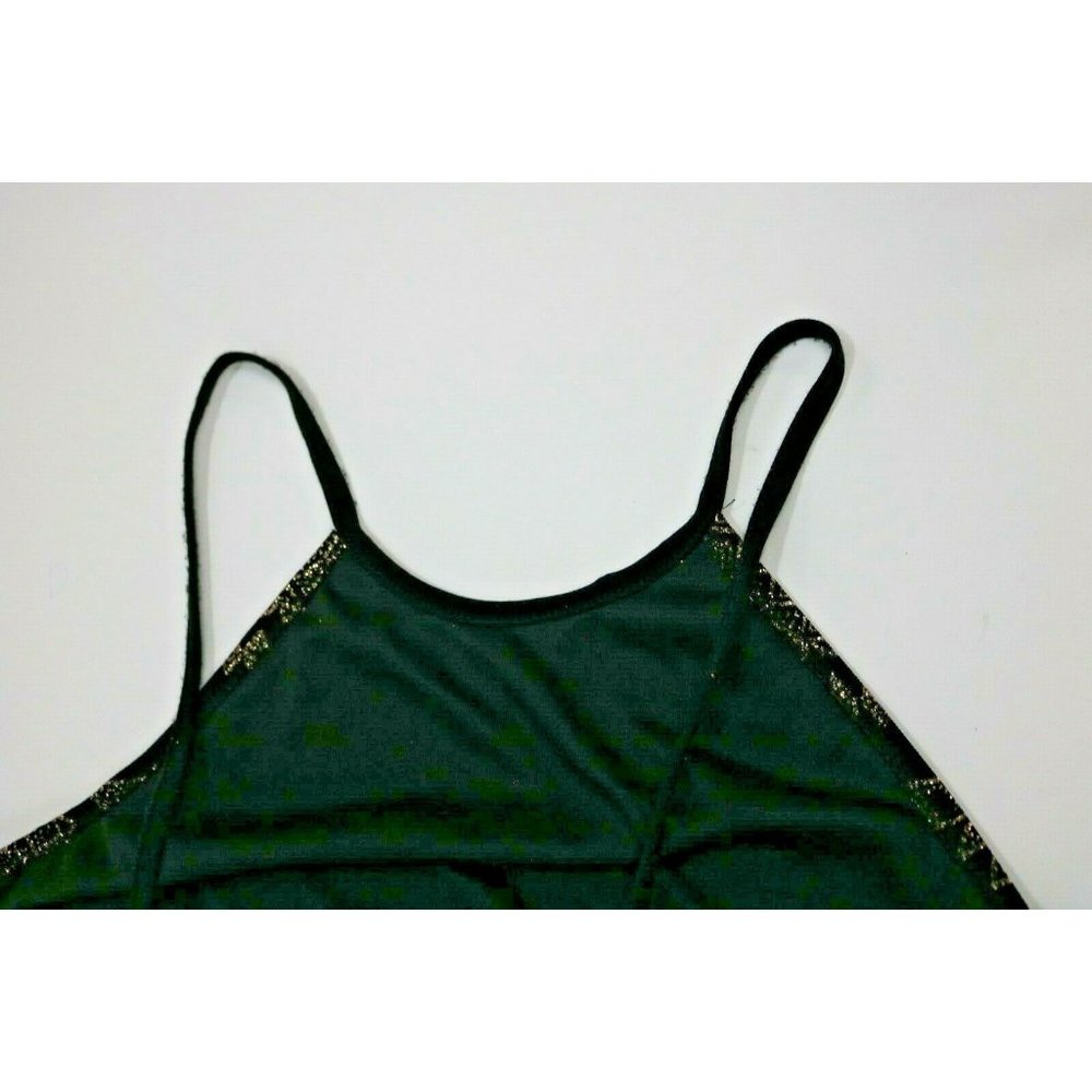 Jump Womens Dress Juniors Black Gold Glitter Party - Picture 9 of 12